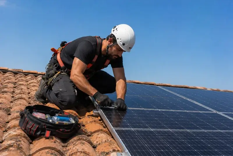Maintenance et monitoring de panneaux solaires à Taillades