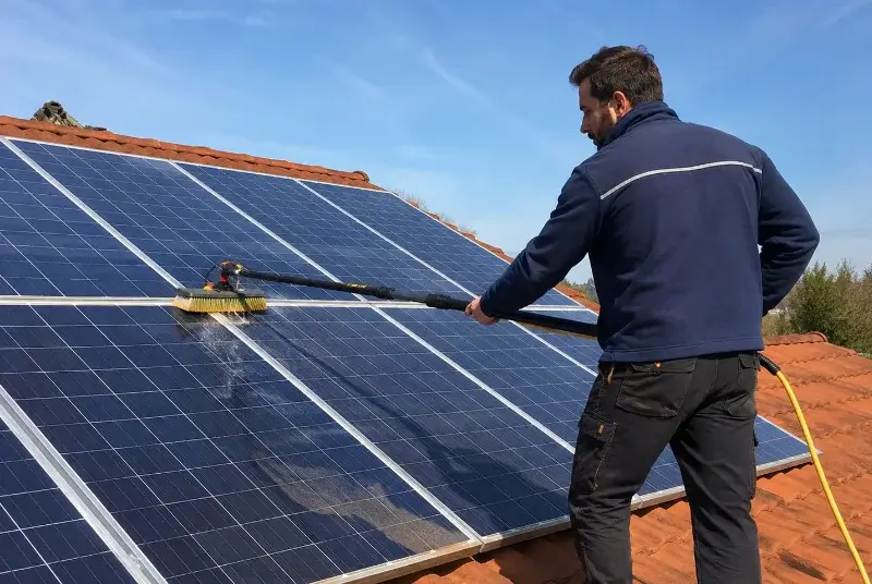 Nettoyage et entretien de panneaux solaires à Taillades